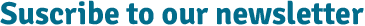 Suscribe to our Newsletter
